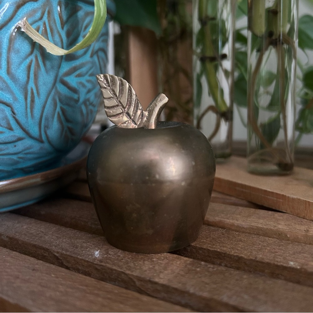 Small Brass Apple